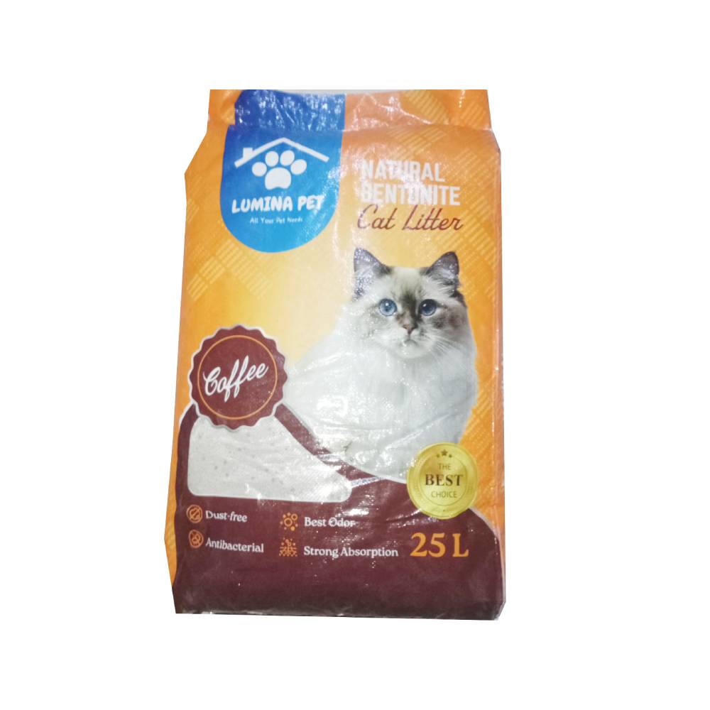 Scented Bentonite Cat Litter Coffee Flavor 25L-20kg