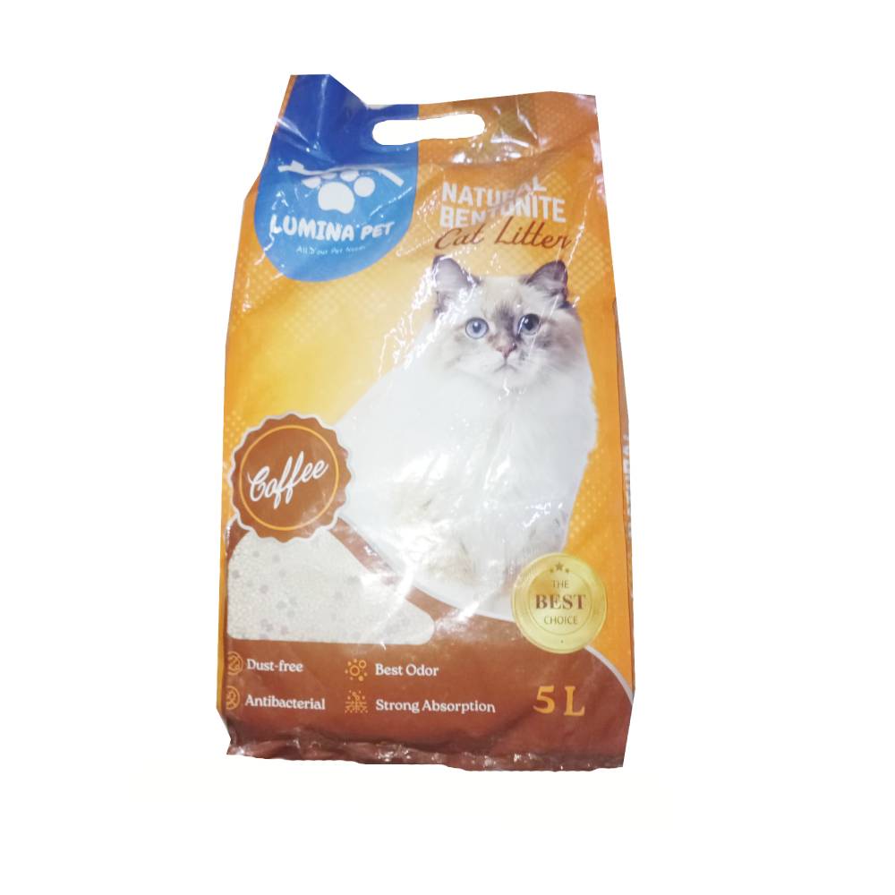 Scented Bentonite Cat Litter Coffee Flavor 5L-4kg