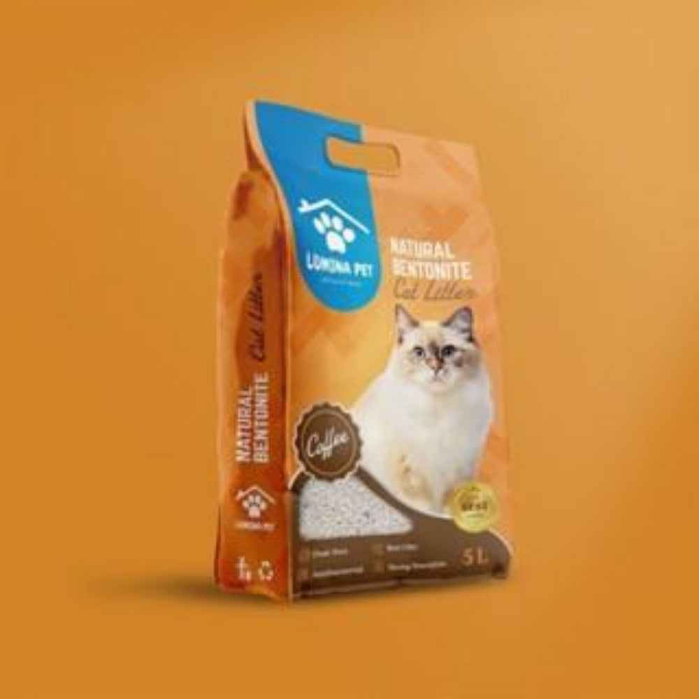Scented Bentonite Cat Litter Coffee Flavor 5L-4kg