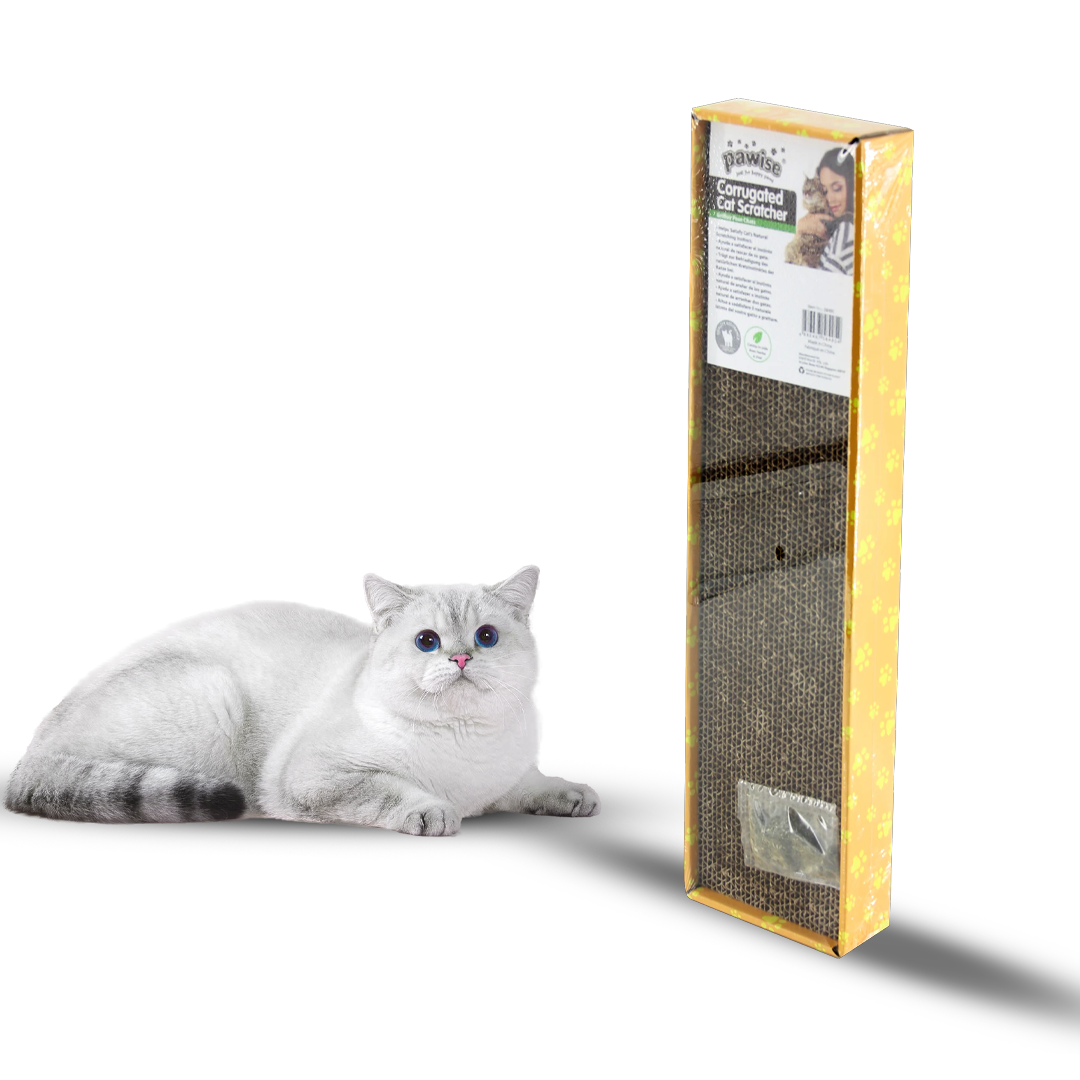 Pawise Cat Scratcher  With Catnip Narrow