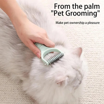 Dog And Cat Split Knot Comb Large Random