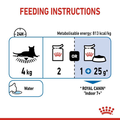 Feline Health Nutrition Indoor 7+ Jelly (WET FOOD - Pouches) 12 x 85g