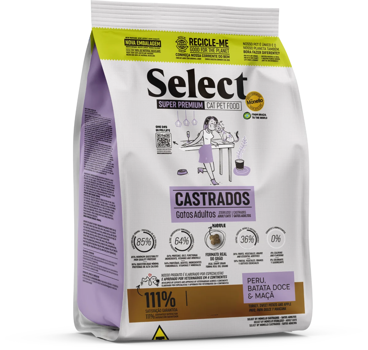 Select by Monello Sterilized-Adult Cats 10.1Kg – Pets Qatar