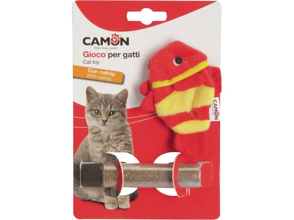 Polyester Cat Toy with Catnip (in tube),  Approx.10cm