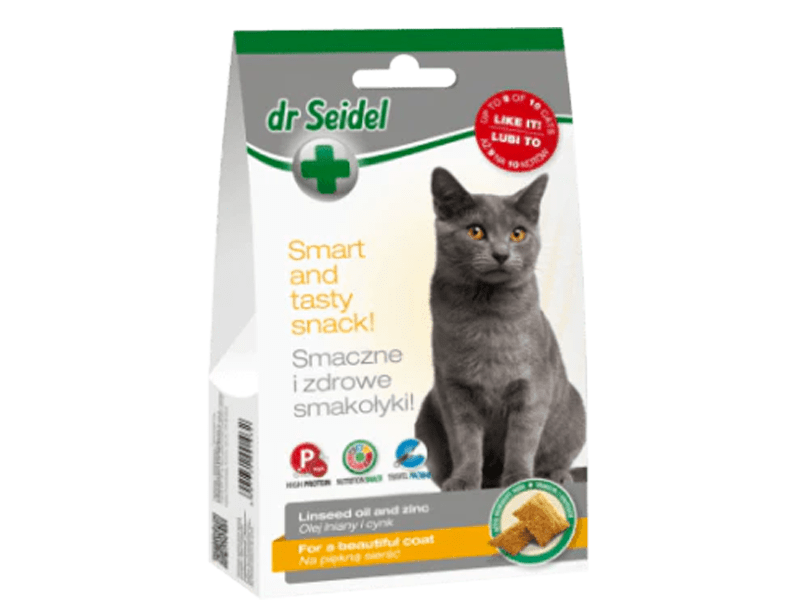 Dr Seidel Snacks For Cats - For A Beautiful Coat 50 G