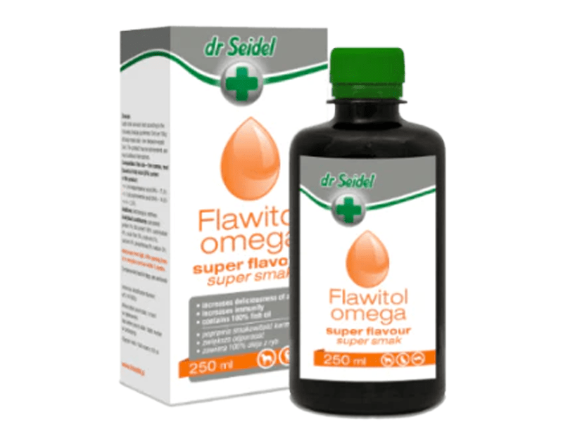 Dr Seidel-Flawitol Oil Omega Super Taste - Improves Taste Of Pet Food 250 Ml