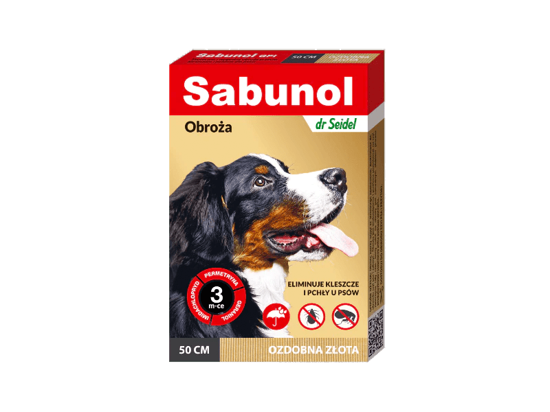 Sabunol Gpi Collar For Dog Golden Color, 50 Cm