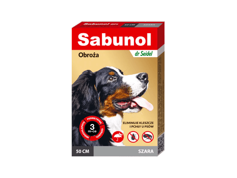 Sabunol Dog Collar Gray 50 Cm