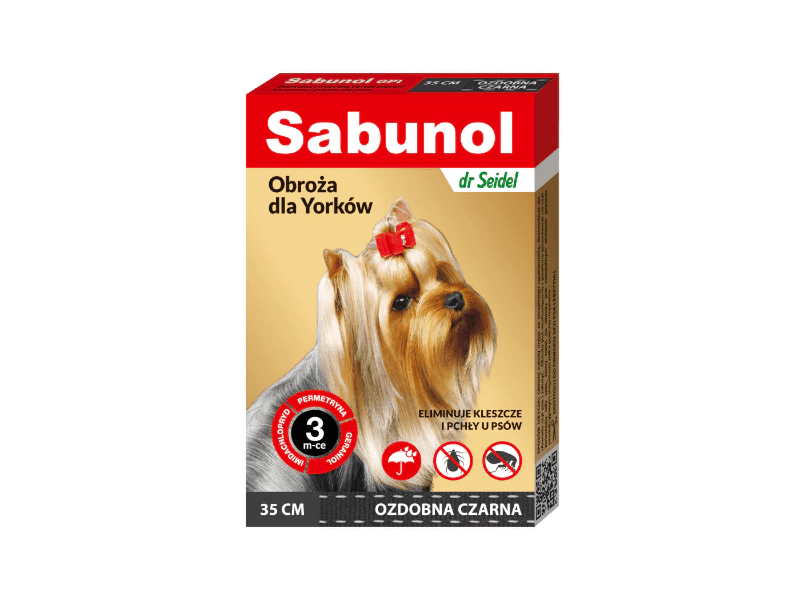 Sabunol Dog Collar Black 35 Cm
