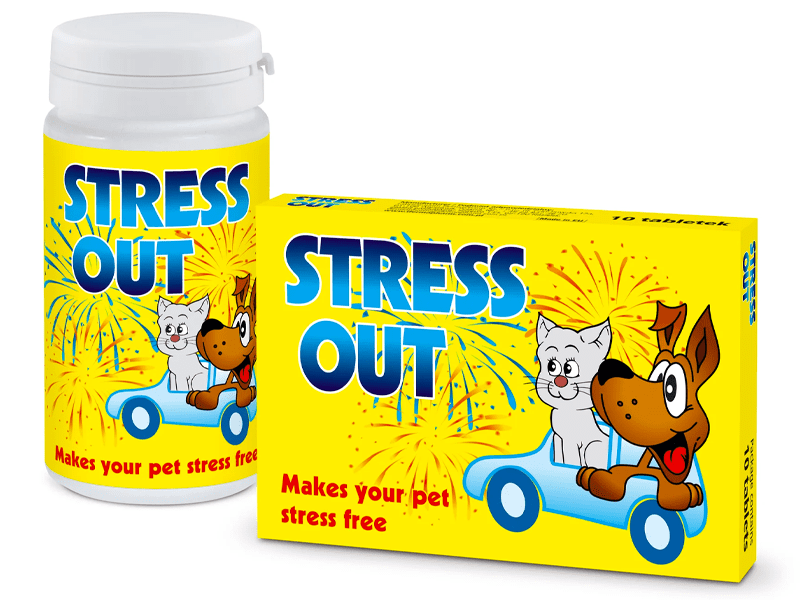 Stress Out - Natural Calming Tablets For Dogs And Cats 60 Tabs