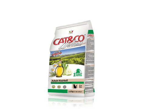 Cat&Co Wellness Hairball with Chicken and Rice 1.5 KG