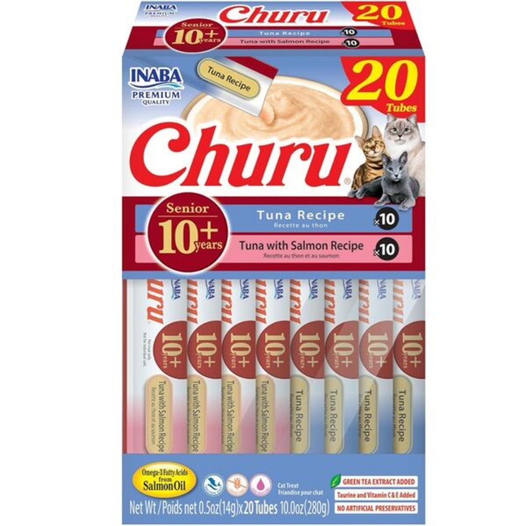 Churu Tuna Recipe & Tuna with Salmon Recipe 14gx 20 tubes
