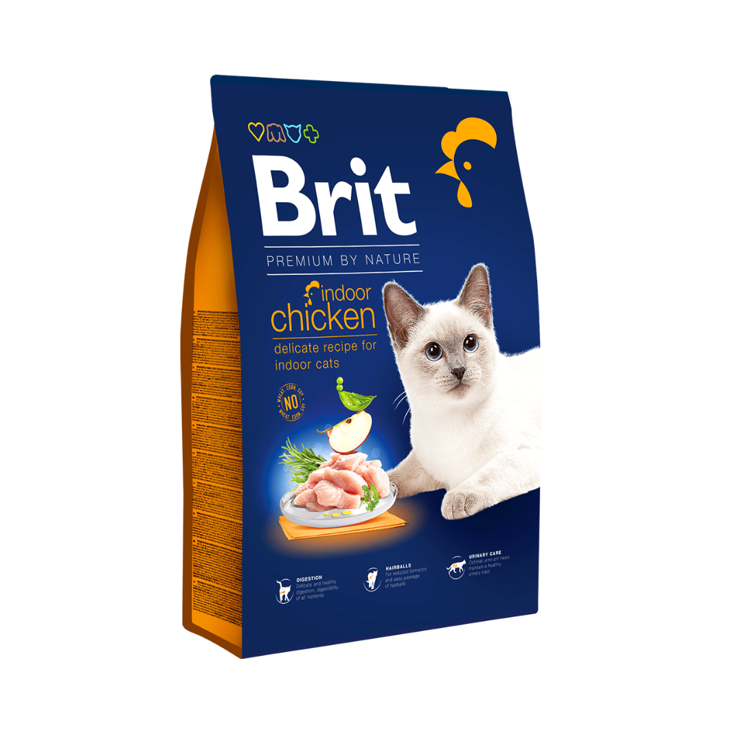 Brit Premium by Nature Cat. Indoor Chicken, 1,5kg