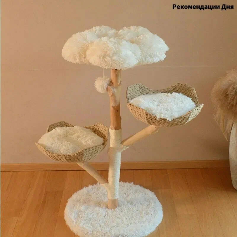 Abeecats Blooming Cloudfort Cat Tree 58×58×113cm