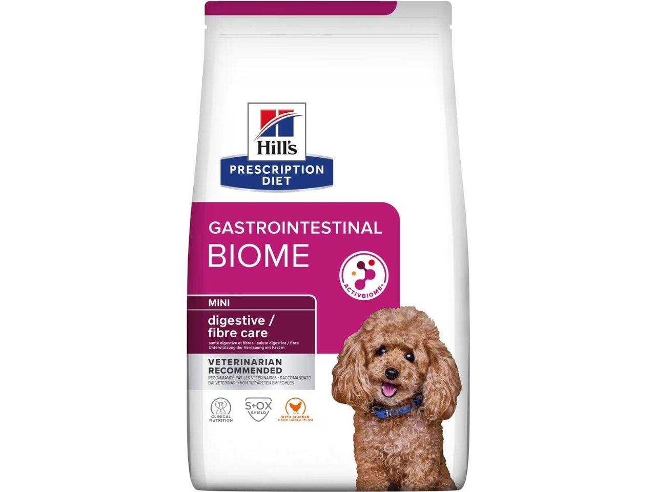 Hill Science plan gestrointestional biome dog food with chicken 3kg