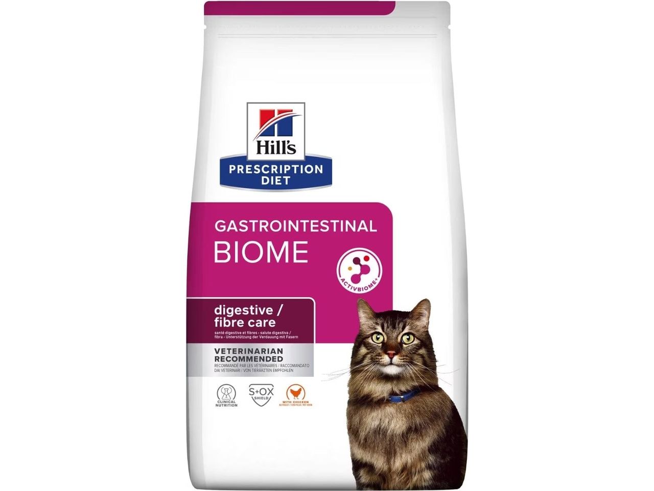 Hill science plan gestrointinal biome cat food with chicken 1.5kg