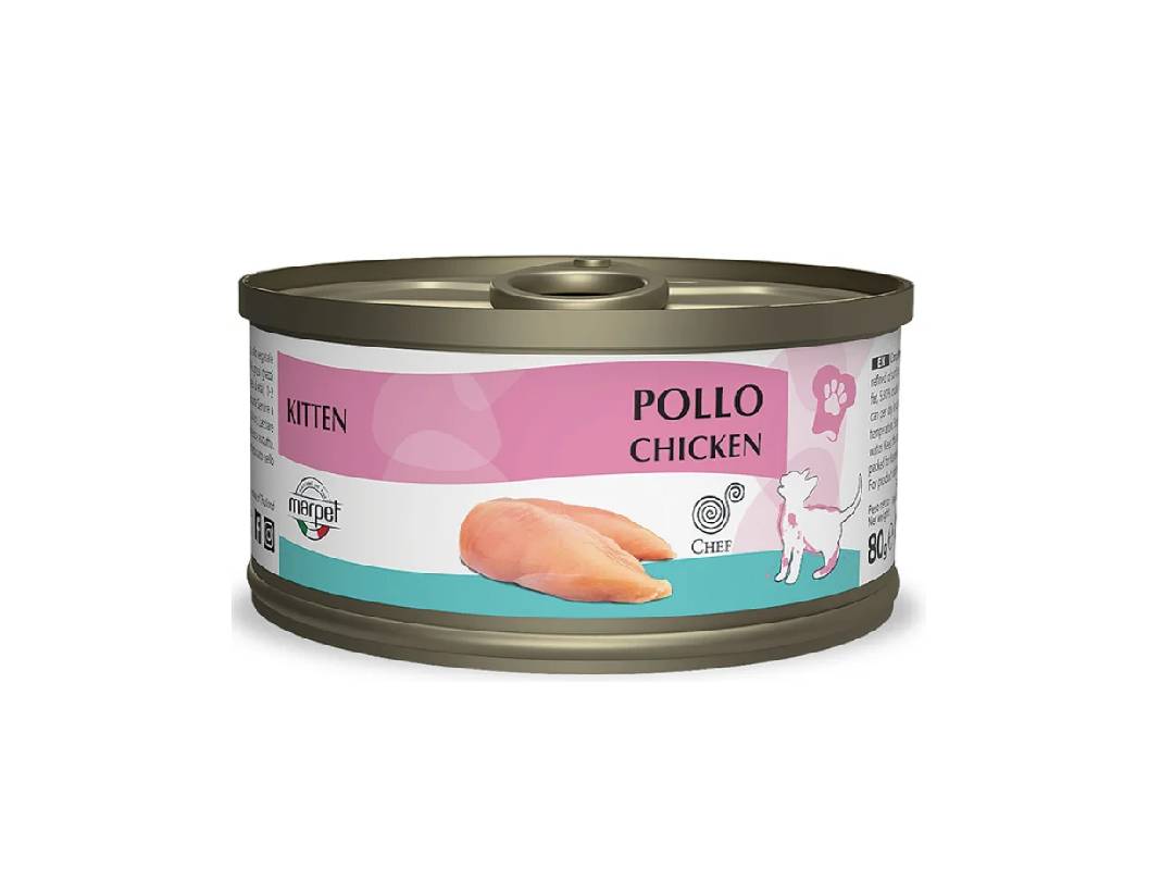 AEQUIL. CHEF Kitten Pollo Chicken 80 g