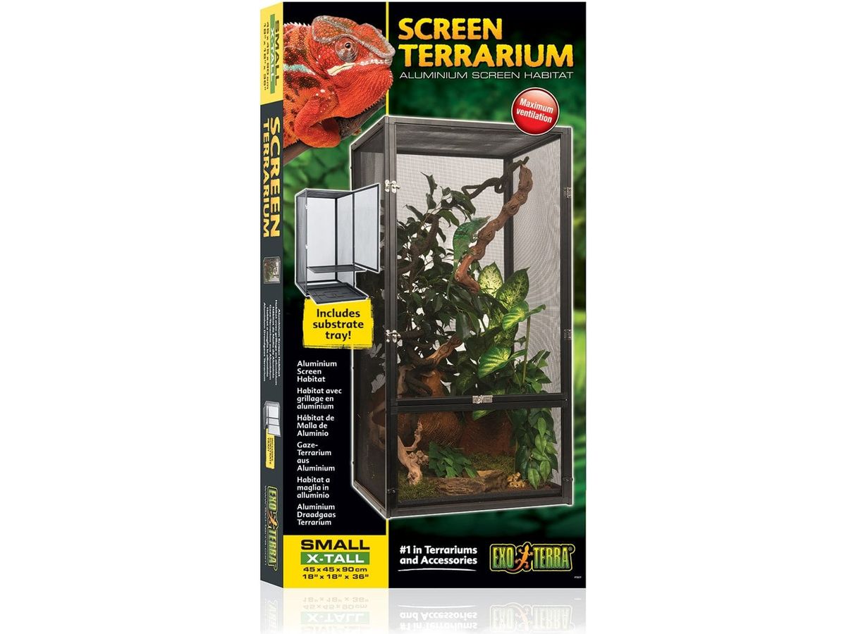 Exo Terra Screen Terrarium - Small/X-Tall 45 x 45 x 90cm