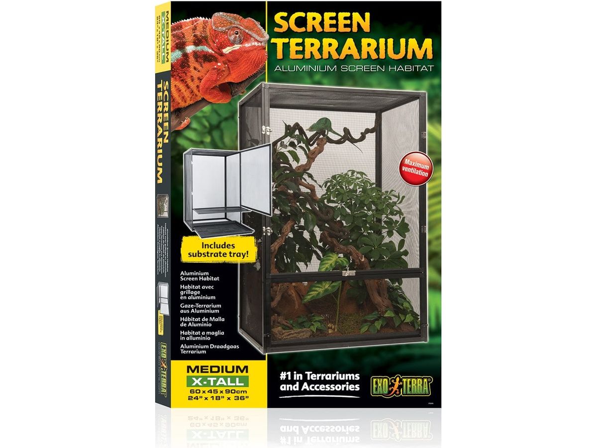 Exo Terra Screen Terrarium - Medium/X-Tall 60 x 45 x 90cm