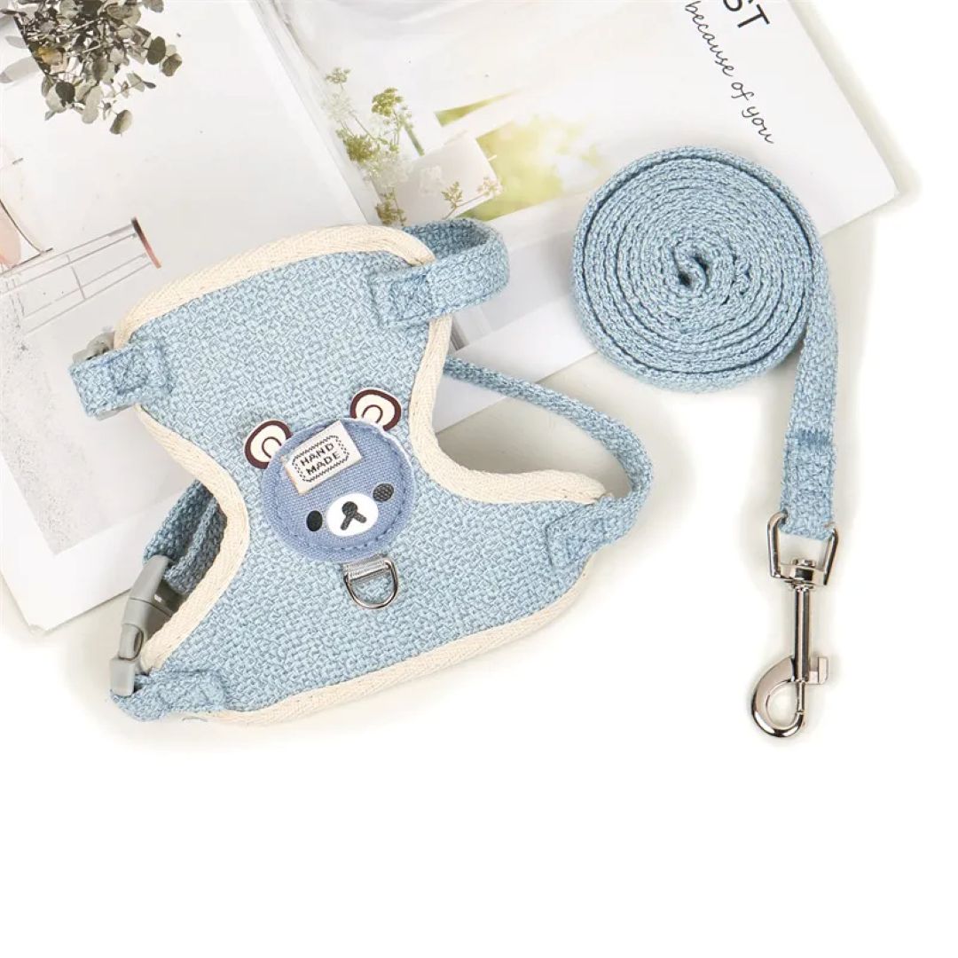 Harness Chest Head Chest Back/Blue S