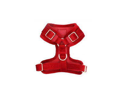 Dog Harness with Bow and Leash - Red (10x1200mm)