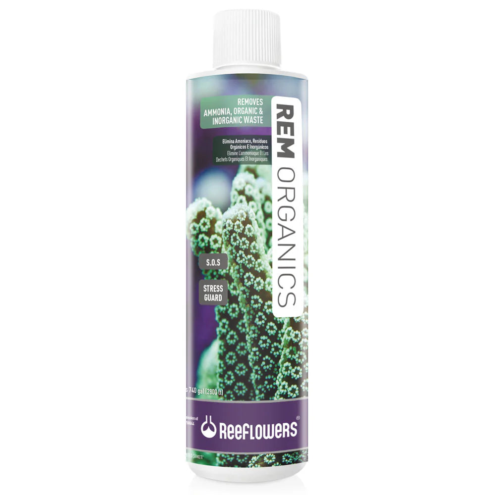 ReeFlowers RemOrganics Fish Aquarium Water Conditioner