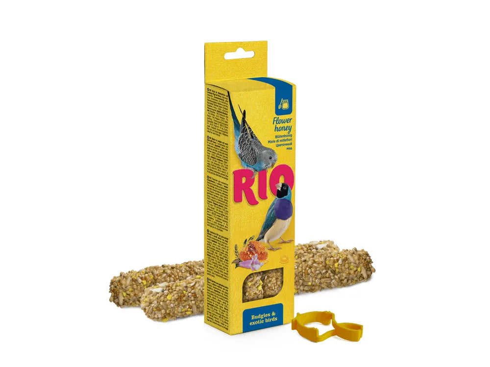 Rio Sticks For Budgies And Exotic Birds With Honey, 2X40 G