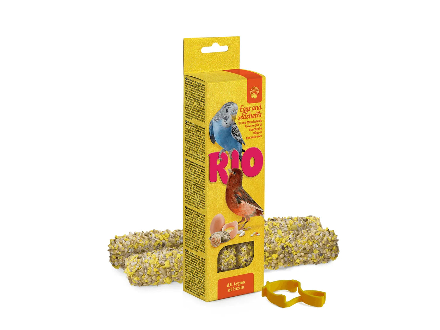 Rio Sticks For All Birds With Eggs And Seashells, 2X40 G
