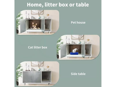 AFP Lifestyle 4 Pets - Enclosed Cat Litter Box Furniture