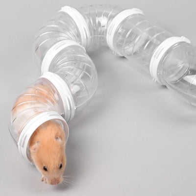Set of pipes 6.5 Transparent small pet toy Diameter 6.5CM