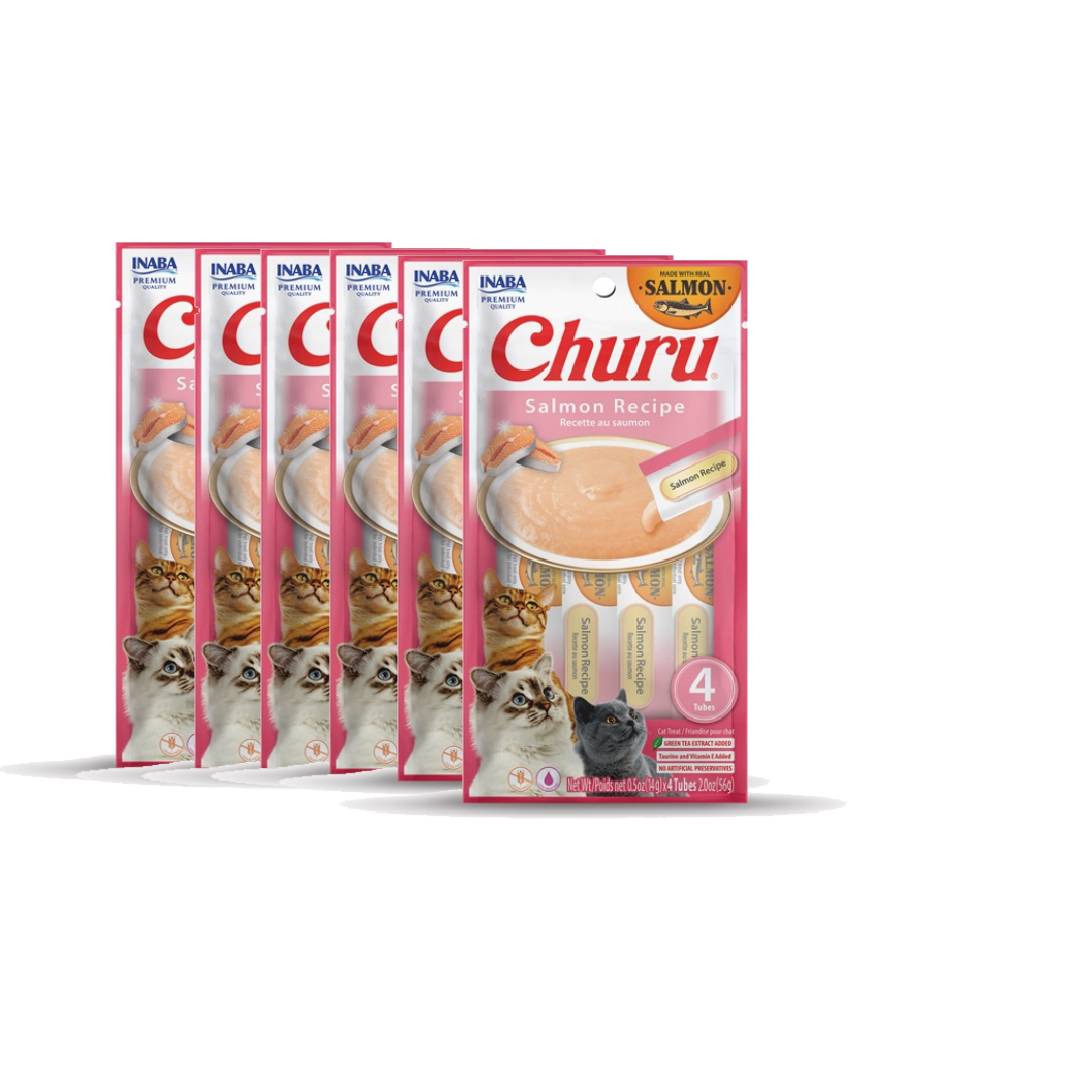 Churu Salmon Recipe 14 g x 4 tubes x  6 packs