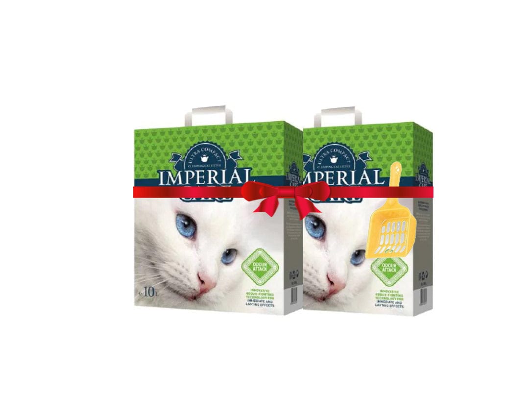 Combo premium clumping cat litter 10L 2bags and gift Cat litter shovel.