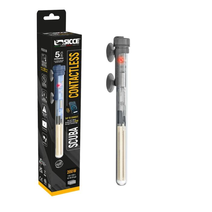 SCUBA CONTACTLESS SUBMERSIBLE HEATER 200W
