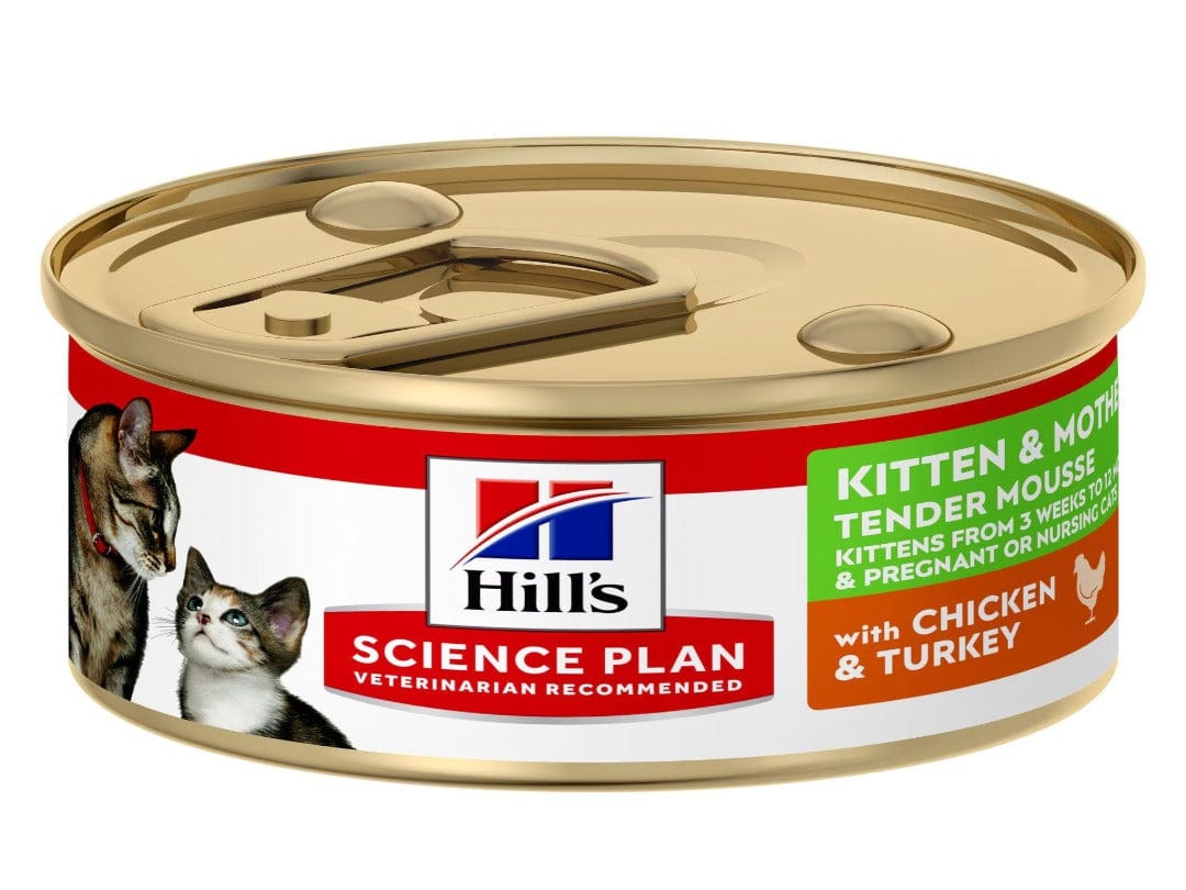 Hill`s Science Plan Kitten & Mother Tender Mousse Cat Food with Chicken & Turkey 85 g