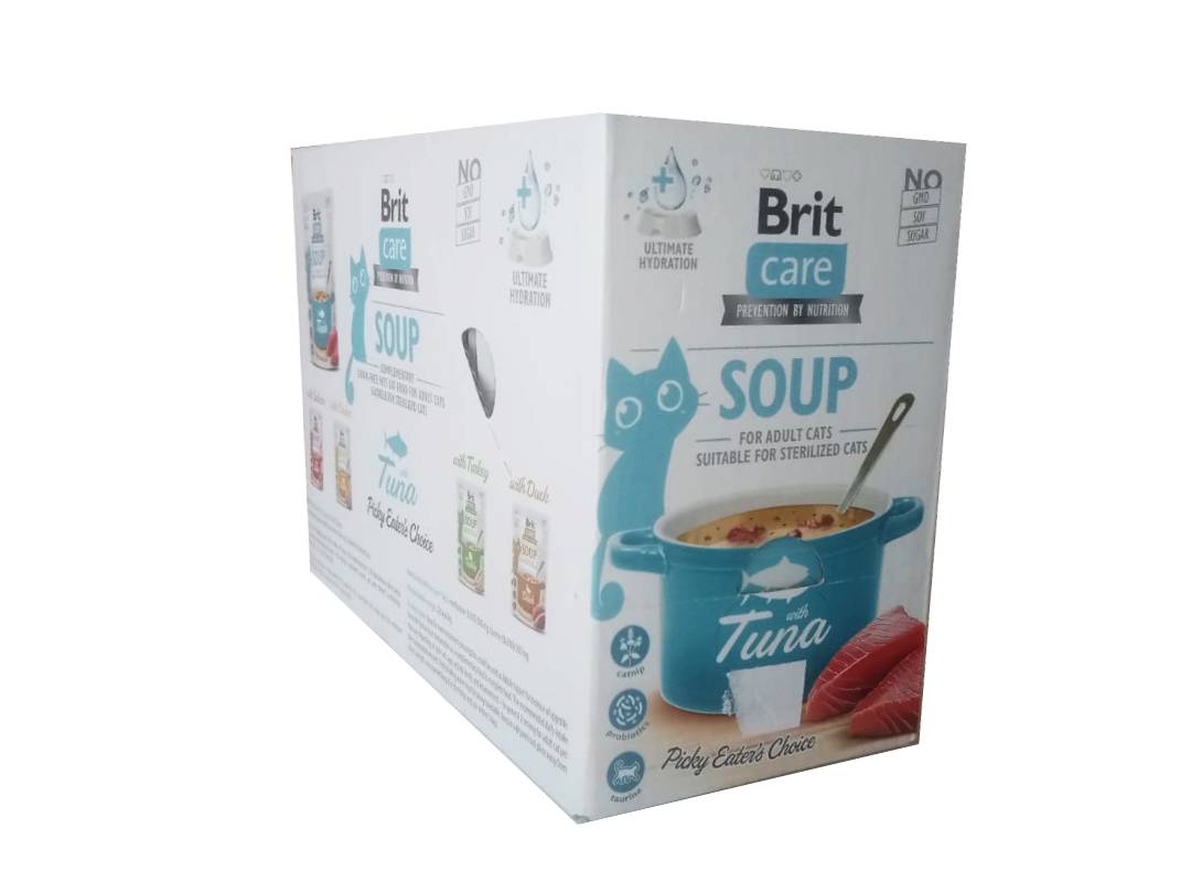 Brit Care Cat Soup with Tuna 15X75 g
