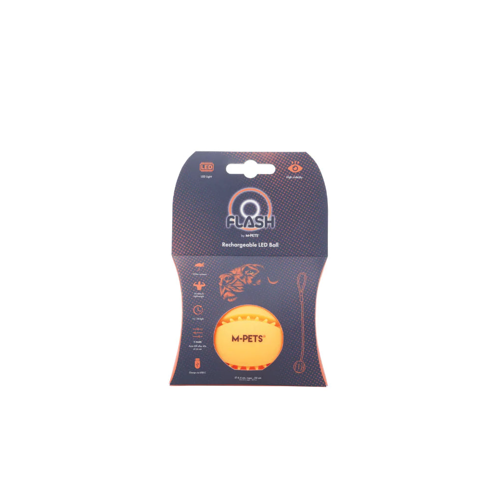 FLASH LED Ball Orange