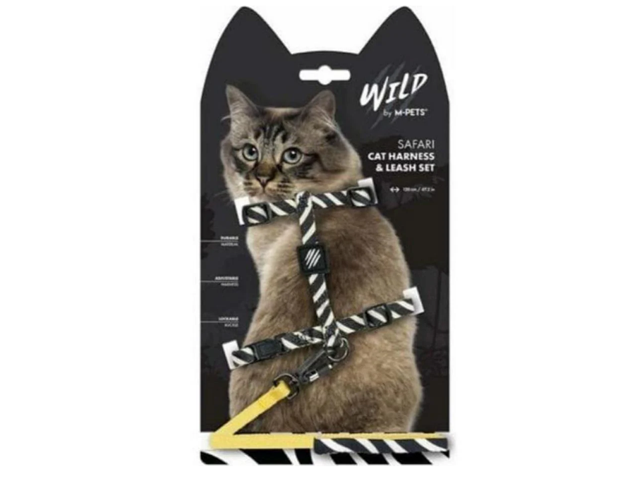 Wild Safari Cat Harness & Leash Set