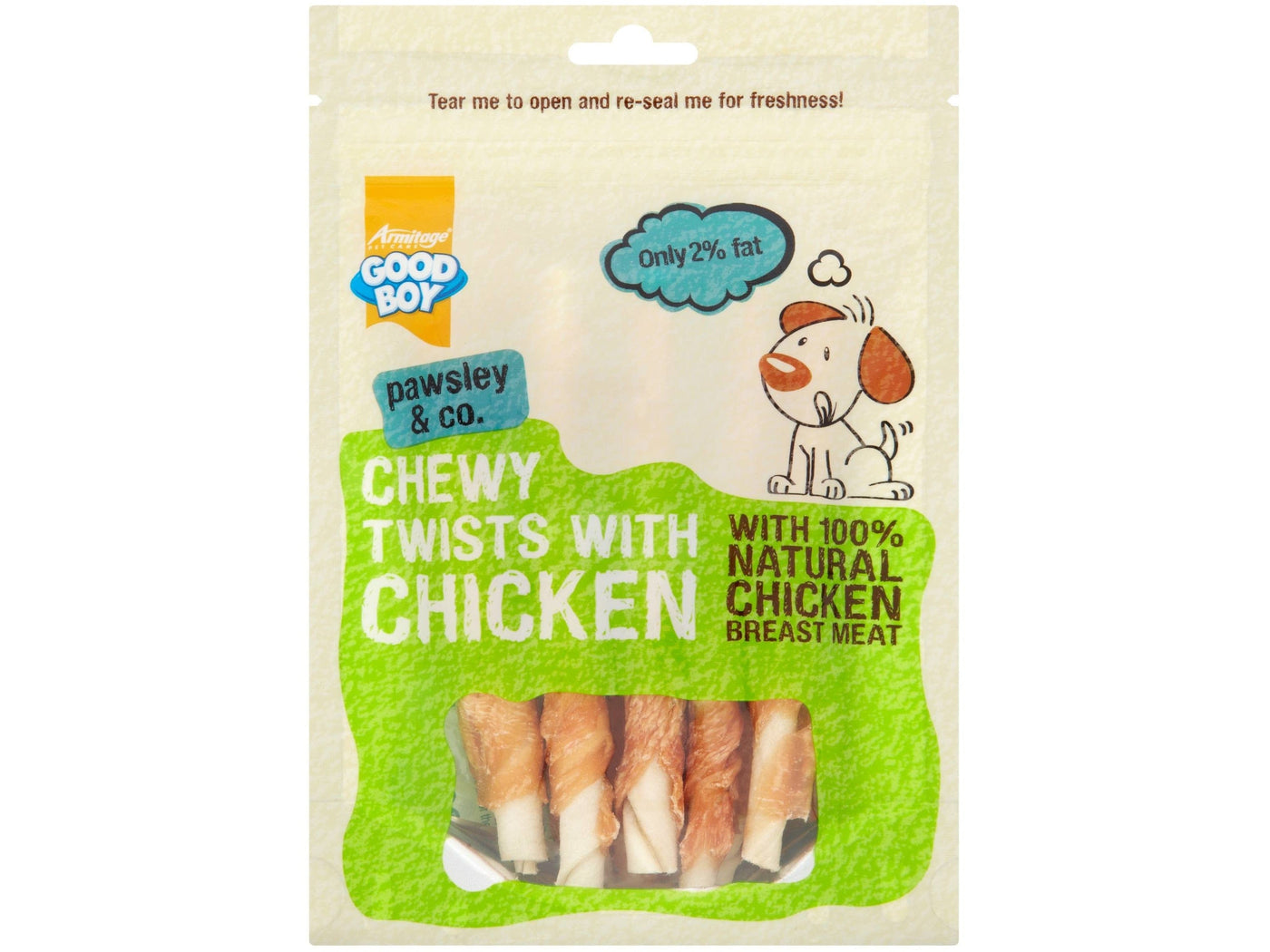 Chewy Chicken Twists - 90g