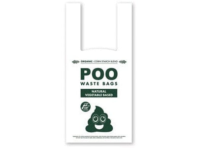 Poo Easy Tie handles Dog Waste Bags (120 bags) - Non Scented