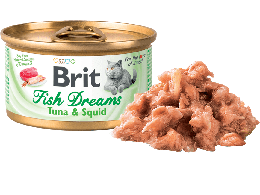 Brit Fish Dreams Tuna & Squid 80 g -