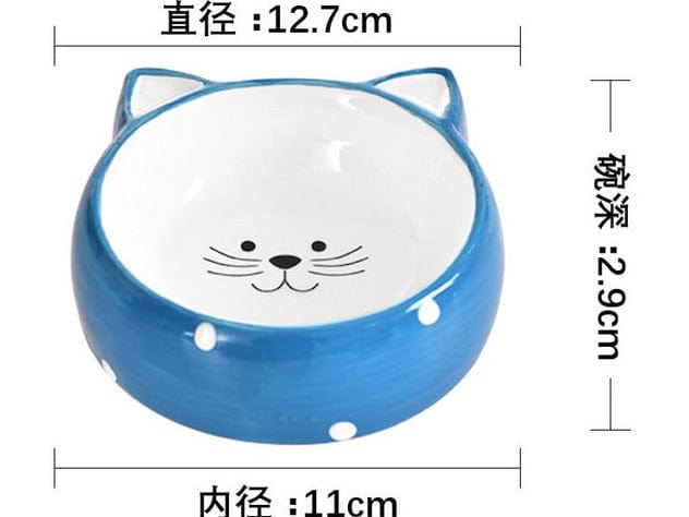 Cat Ceramic Bowls As Photo 12.7*12.5*4.5Cm Design 2