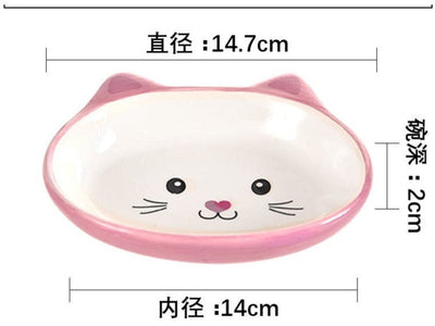 Cat Ceramic Bowls As Photo 14.5X12X3.5Cm Design 1
