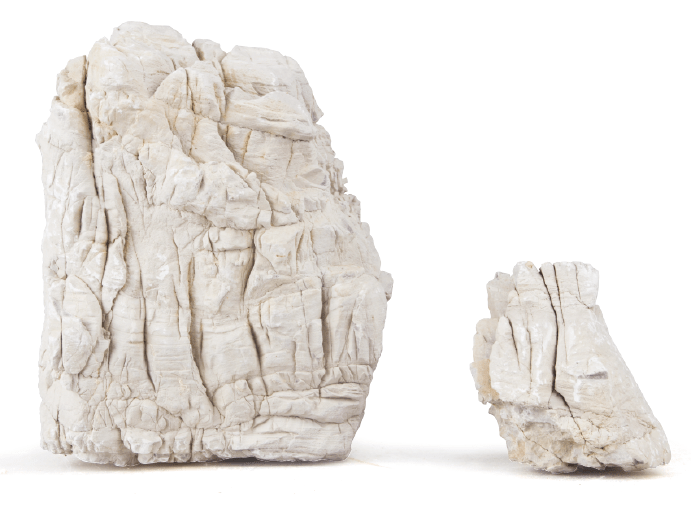 White Luo Hanshi stone MIX Size per KG