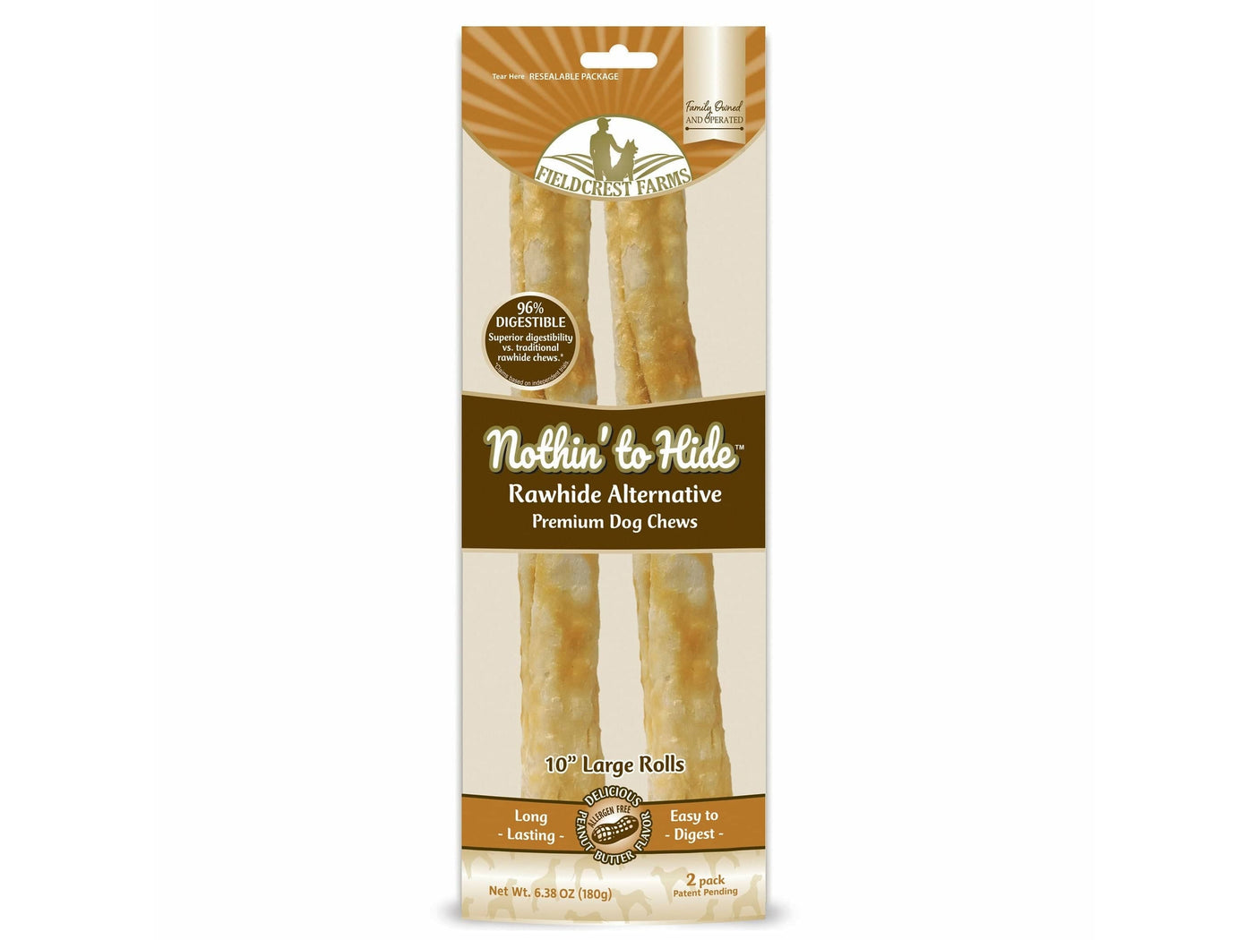 Nothin` To Hide Large Roll - Peanut Butter 180G