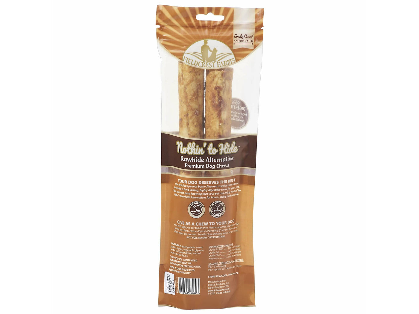 Nothin` To Hide Large Roll - Peanut Butter 180G