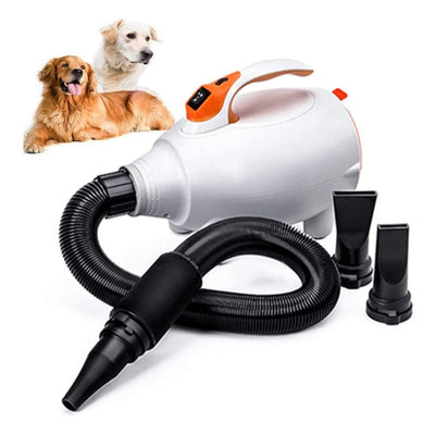1800W Stepless Speed Dog &amp; Cat Pet Grooming Hair Dryer with 3m Long Hose