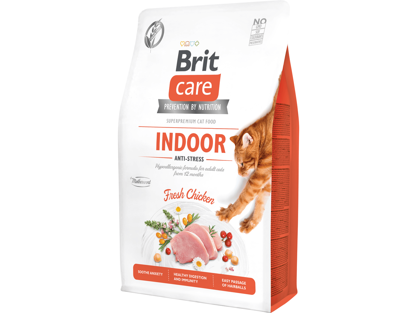 Brit Care Cat Grain-Free Indoor Anti-stress, 2 kg
