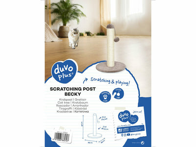 Scratching Post Becky 29x29x40cm Taupe