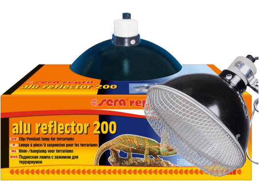 Sera-reptil alu reflector 200 Schuko-Stecker