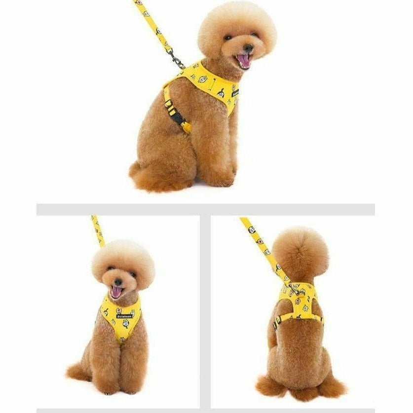 dog harness Yellow S KLN20069